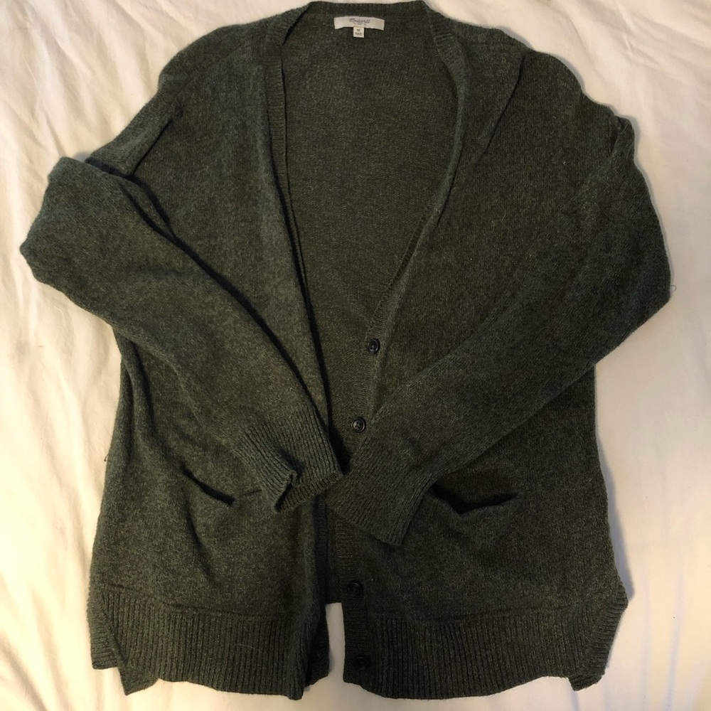 Madewell Green Cardigan